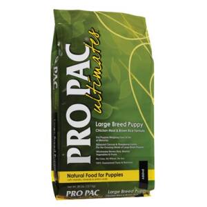 PRO PAC? Ultimates Large Breed Puppy Chicken Meal & Brown Rice Formula