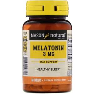 MASON MELATONIN 3MG (60 TABLETS)