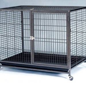 Foldable Metal Dog Cage – Length 110cm :: Width 72cm :: Height 78cm