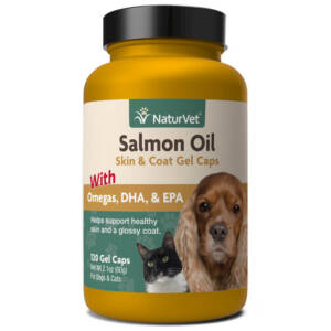 NaturVet Salmon Oil Gel Caps