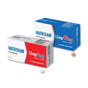 Natrixiam Tablet indapamide and amlodipine 1.5mg/5m - 1.5mg/10mg