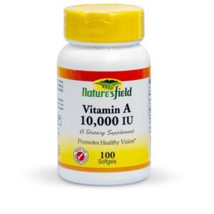 NATURE?S FIELD VITAMIN A 10,000IU (100 SOFTGELS)
