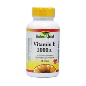NATURE?S FIELD VITAMIN E 1000IU (50 SOFTGELS)