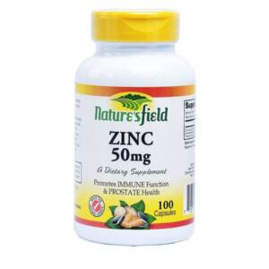 NATURE?S FIELD ZINC 50MG (100 TABLETS)