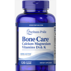 PUR/PRIDE BONE CARE CAL,MAG,VIT D3 & KX 120CAPLETS