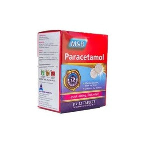 M&B Paracetamol 500mg 10 Tablets