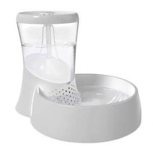 Petmate Fresh Flow Rain Battery Fountain for Dogs and Cats, 75 oz