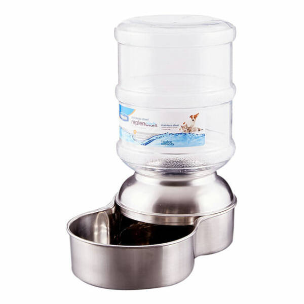 Petmate Stainless Steel Replendish Waterer
