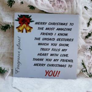 MERRY CHRISTMAS TO THE MOST AMAZING FRIEND