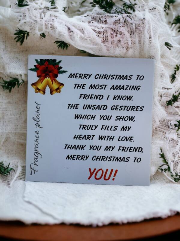 MERRY CHRISTMAS TO THE MOST AMAZING FRIEND