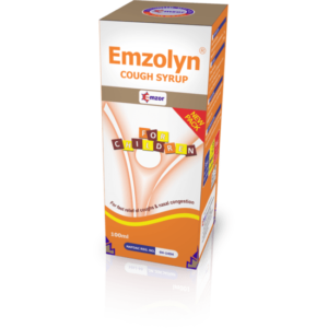 Emzor Emzolyn Cough Syrup For Children, 100ml