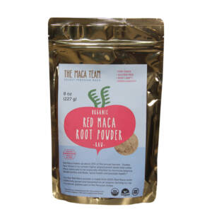 Certified Organic Raw Red Maca Root Powder