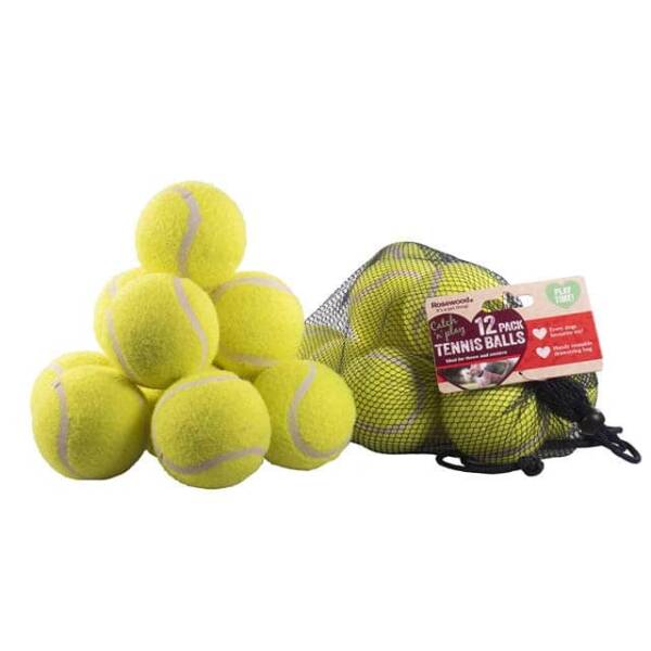 Rosewood Catch ?n? Play 12 Pack Tennis Balls