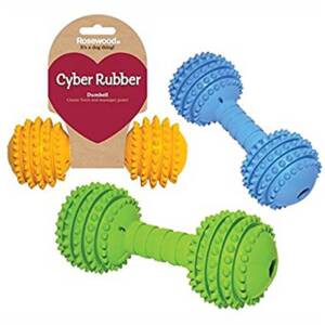 Rosewood Cyber Rubber Dumbell