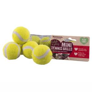 Rosewood Mini Tennis Balls ? 5 Pack