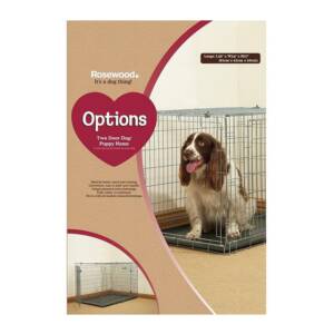 Rosewood Options Two Door Puppy/Dog Home ? Large