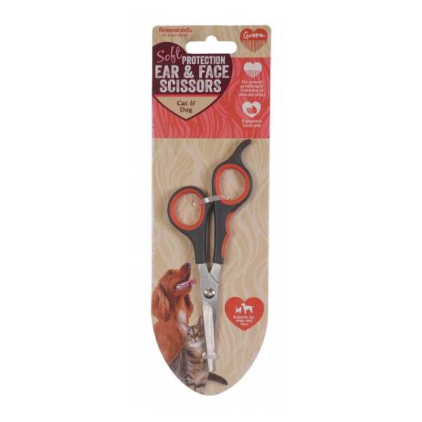 Soft Protection Salon Grooming Ear/Face Scissors