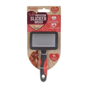 Rosewood Soft Protection Salon Grooming Slicker Brush ? Small