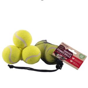 Rosewood Catch ?n? Play Squeaky Tennis Balls 3pc