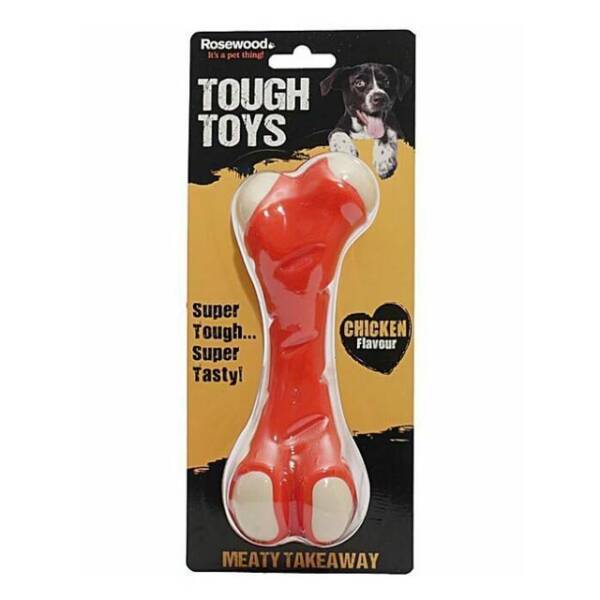 Rosewood Tough Toys Meaty Take Away Chicken Flavour