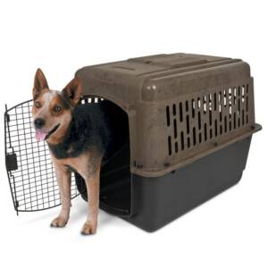 Ruffmaxx Single Door Camo Dog Crate 30-50lbs