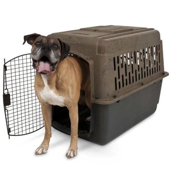 Ruffmaxx Single Door Camo Dog Crate 50-70lbs