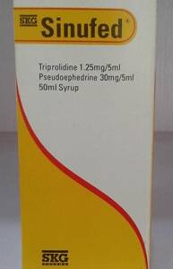 SINUFED SYRUP 50ML