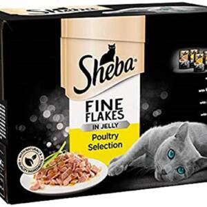 Sheba Fine Flakes Poultry Selection (12*85g in Jelly)