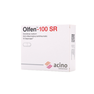 Acino Olfen-100 SR Diclofenac Sodium Anti-inflammatory, 10 Tablets