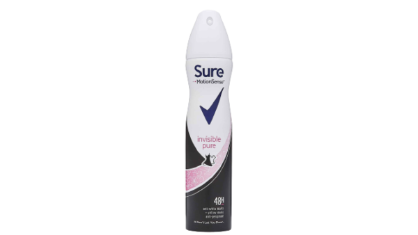 Sure Invisible Pure 48H Dry Protection