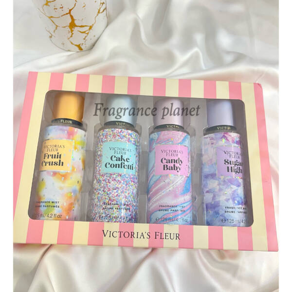 Victoria fleur 4 in 1 body mist set