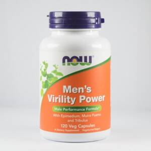 Now Men's Virility Power Capsules with Horny Goat Weed, Maca & Tribulus