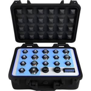 Adapter and Fitting, 1/4_ HP male to various male and female connections (17 pc with carrying case) - available on request