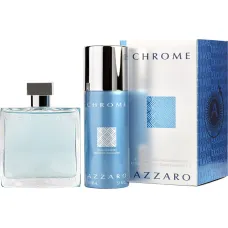 Azzaro Chrome Travel Edition 100ml EDT Giftset for men