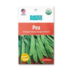 Back To The Root Pea 'Oregon Snow Sugar Pod II' Seeds