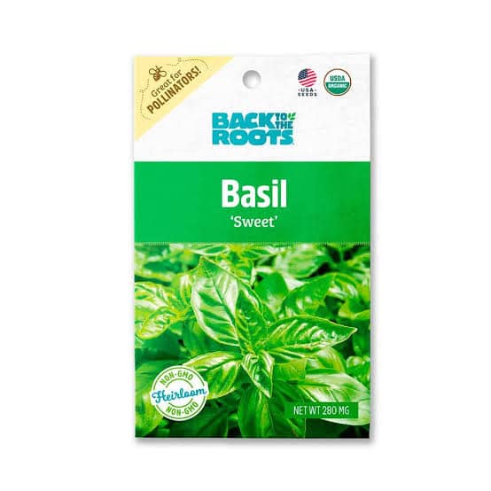 Back To The Roots Basil 'Sweet' Seeds