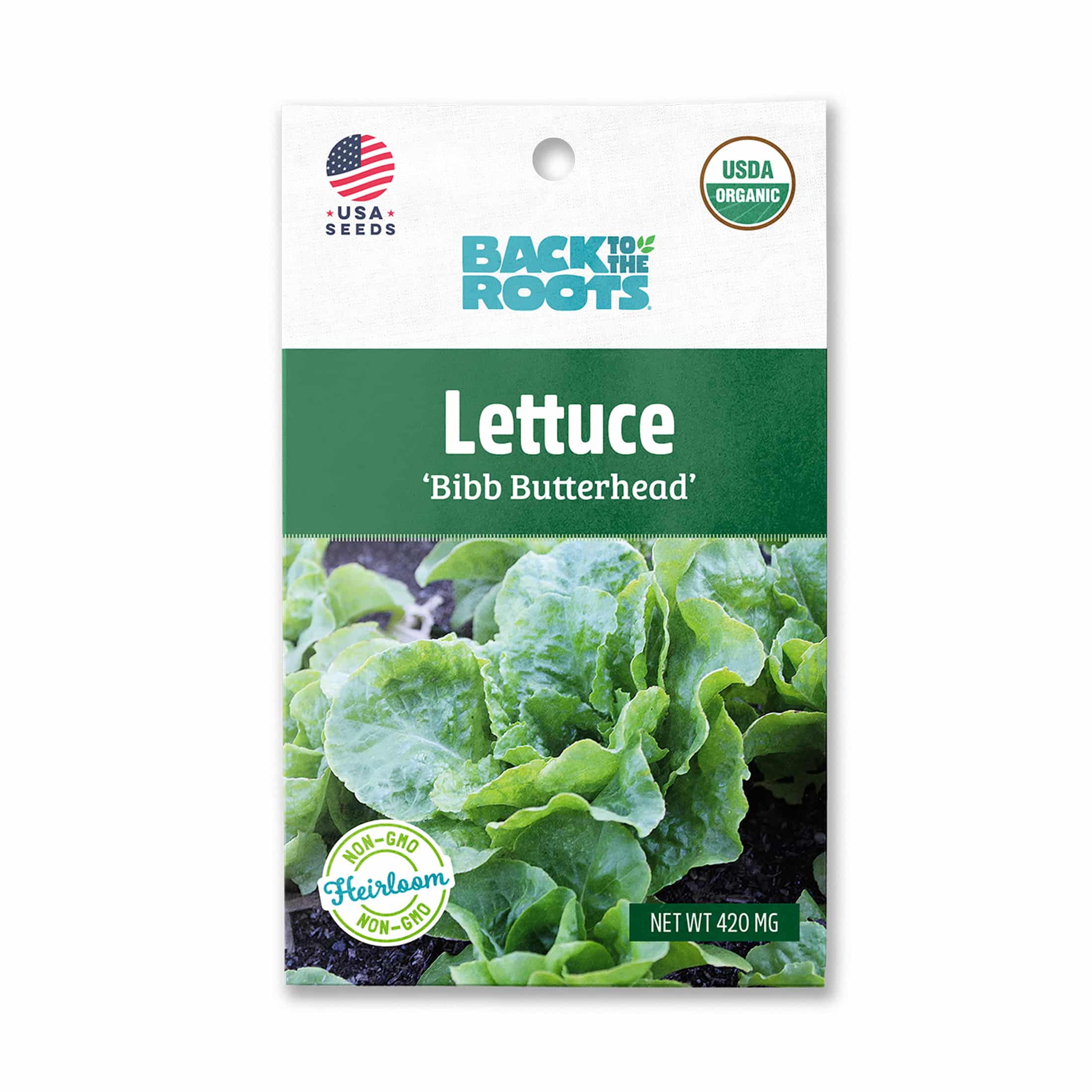 Back To The Roots Lettuce 'Bibb Butterhead' Seeds