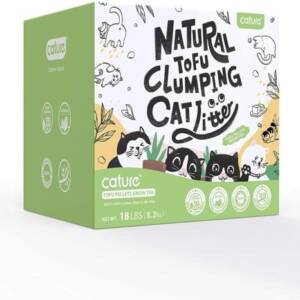Cature Green Tea Cat Tofu Litter 3 Individual Vacuumed Bags Total 18 LB Value Package