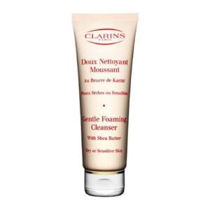 Clarins Gentle Foaming Cleanser With Shea Butter For Dry Or Sensitive Skin