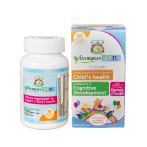 Carrot-Top Evergreen Kidz For Children (4-12 Years), 60 Chewable Tablets