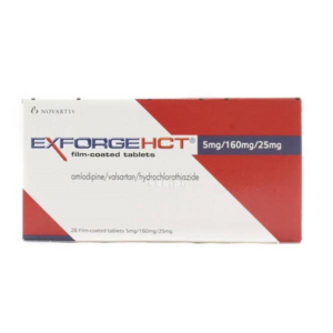 Exforge HCT 5mg/160/25mg Amlodipine Valsertan Hydrochlothiazide