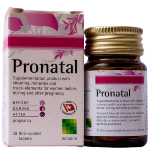 Ginsana Pronatal Pregnancy Support Multivitamin, 30 Tablets
