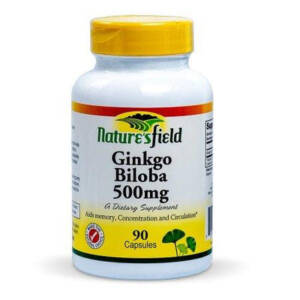 Ginko Biloba 500mg  boost memory mental clarity and focus