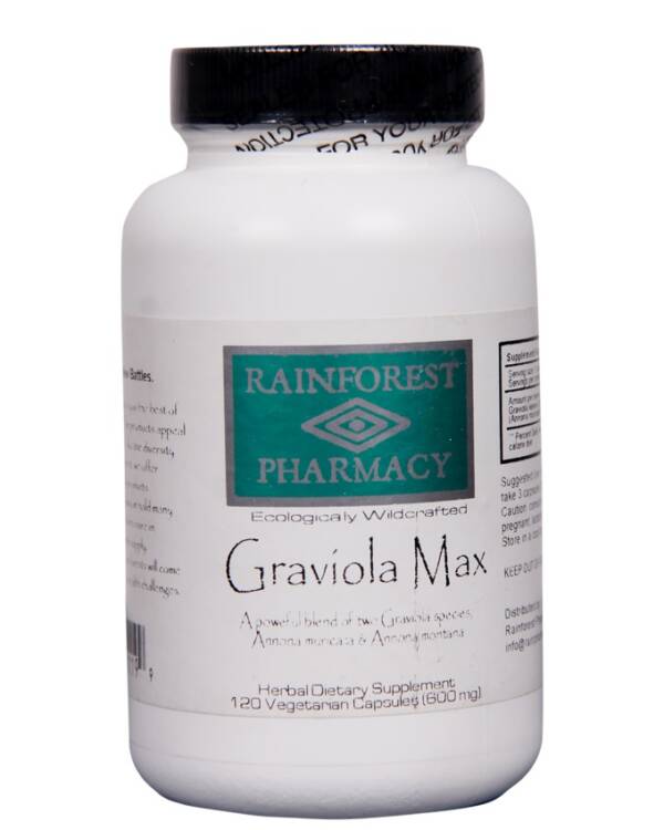 GRAVIOLA MAX 120 VEGETARIAN CAPSULES 600 mg