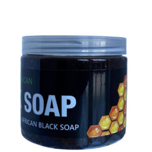 Black Soap Infused with Honey (350 Grams)