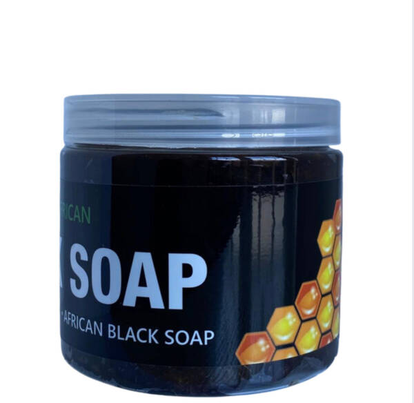 Black Soap Infused with Honey (350 Grams)