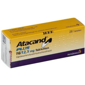 Atacand Plus 16/12.5mg Tablet candesartan cilexetil and hydrochlorothiazide Sweden