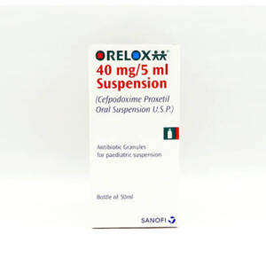 Orelox Cefpodoxime 40mg/5ml Suspension