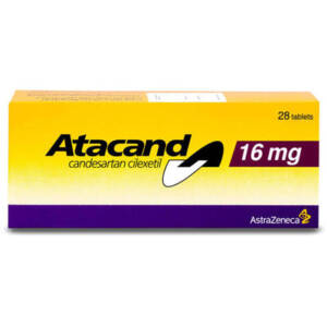 Atacand 16mg AstraZeneca candesartan cilexetil 28 Tablets Sweden
