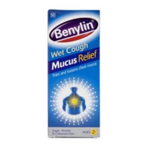Benelyn Wet Cough Mucus Relief 100ML Get Rid of thick stubborn phlegm.